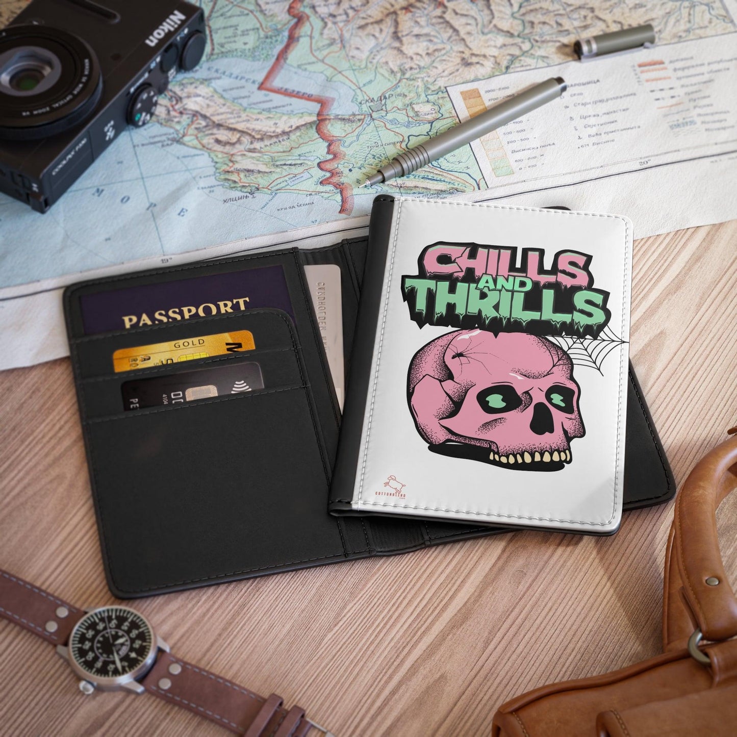 Midnight Alchemy: Passport Cover - CottonBlend Studio