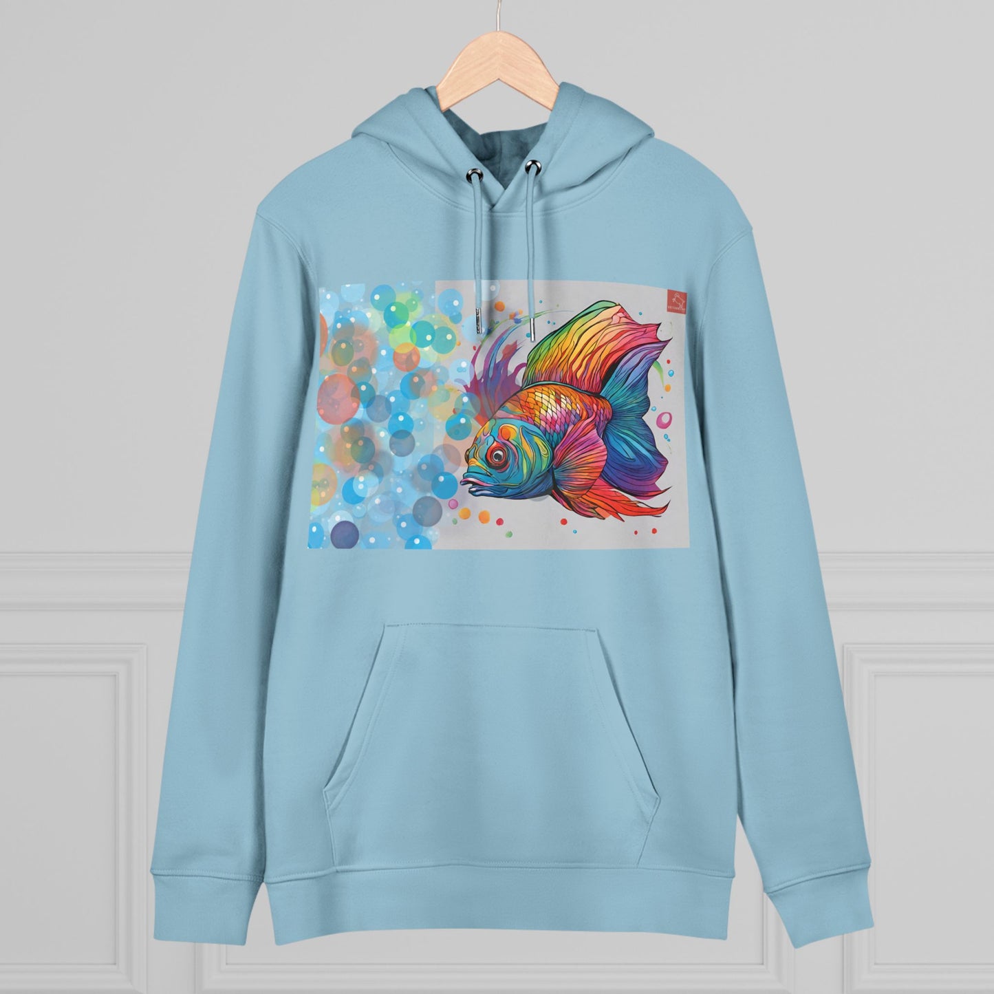 Ocean Odyssey: 85% Organic Unisex Cruiser Hoodie - CottonBlend Studio