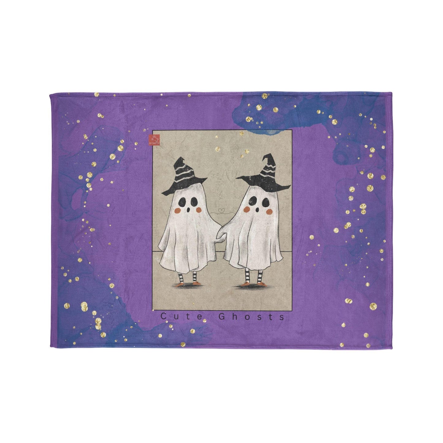 Midnight Alchemy: Soft Polyester Blanket - CottonBlend Studio