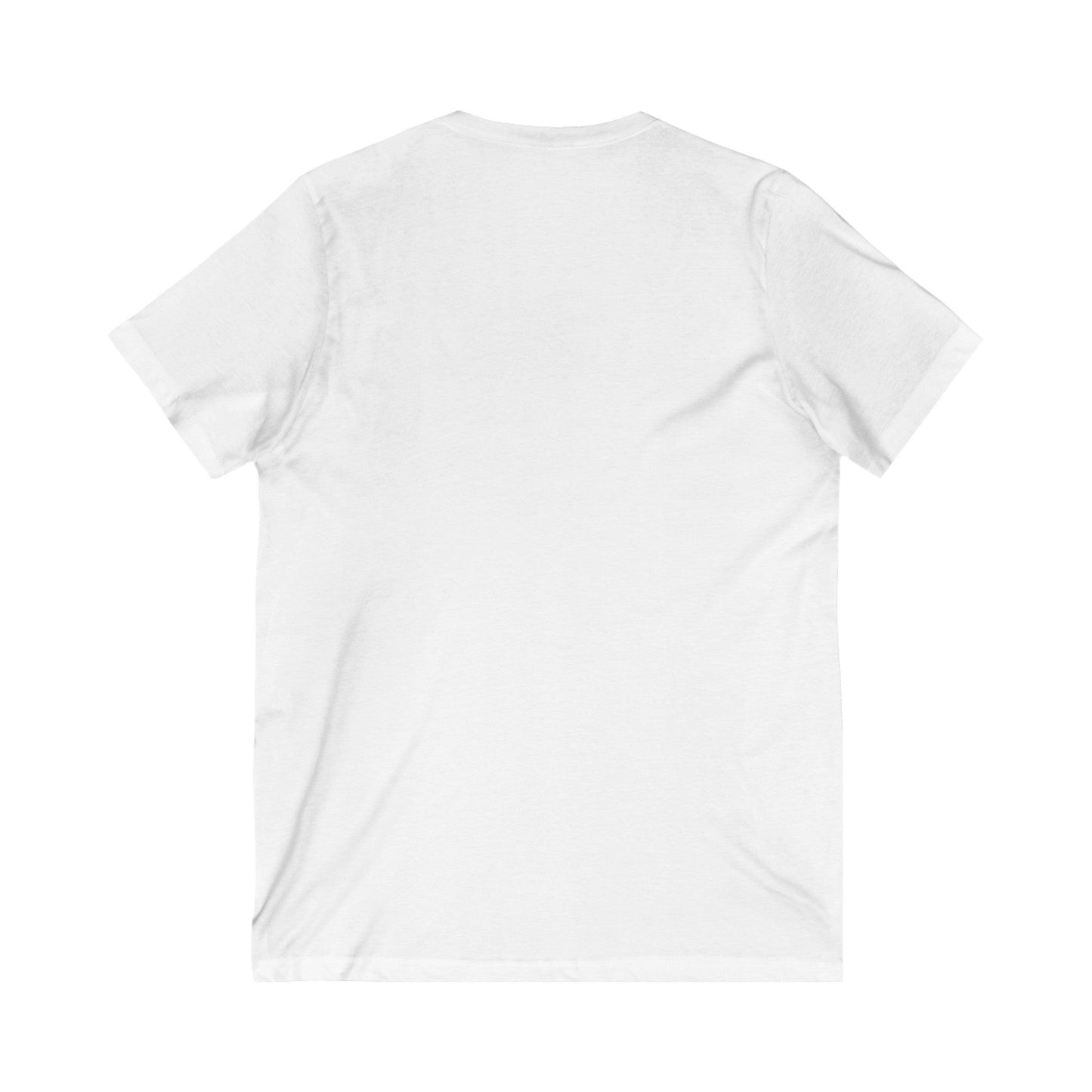 Think Ink: Unisex Jersey Short Sleeve V-Neck Tee - CottonBlend Studio