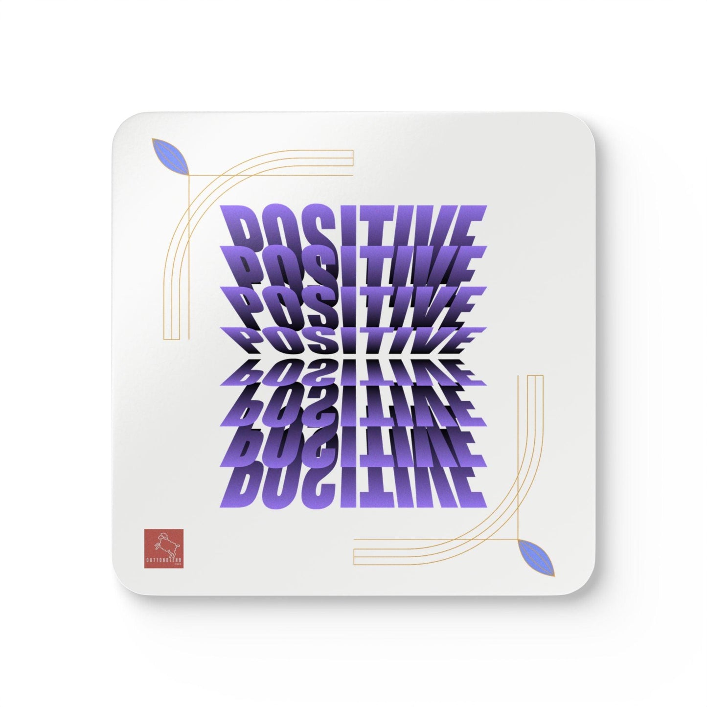 Think Ink: Corkwood Coaster Set - CottonBlend Studio