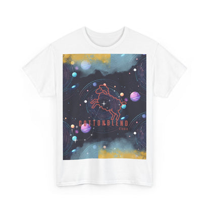 GalacticGlam: Unisex Heavy Cotton Tee - CottonBlend Studio