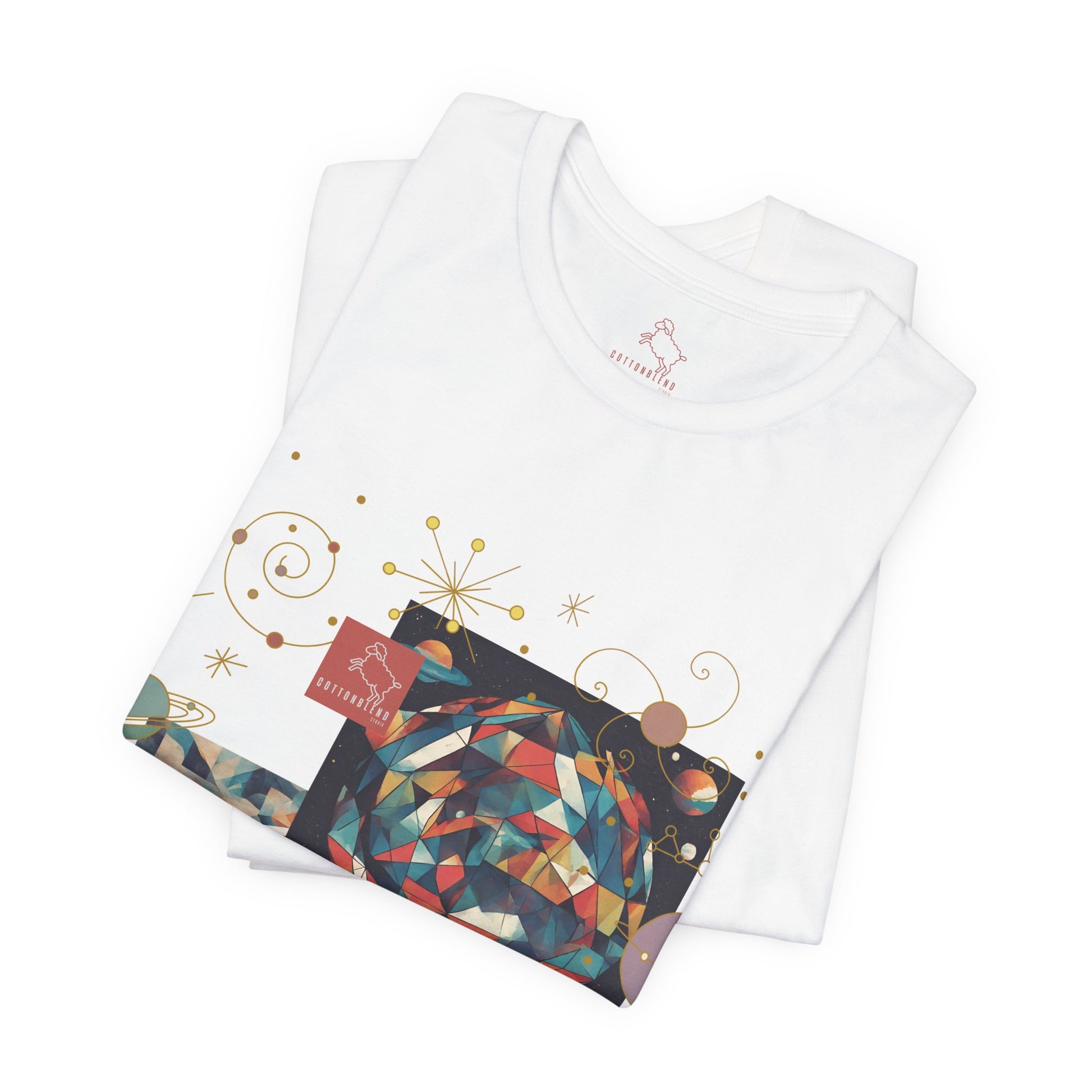 GalacticGlam: Unisex Jersey Short Sleeve Tee - CottonBlend Studio