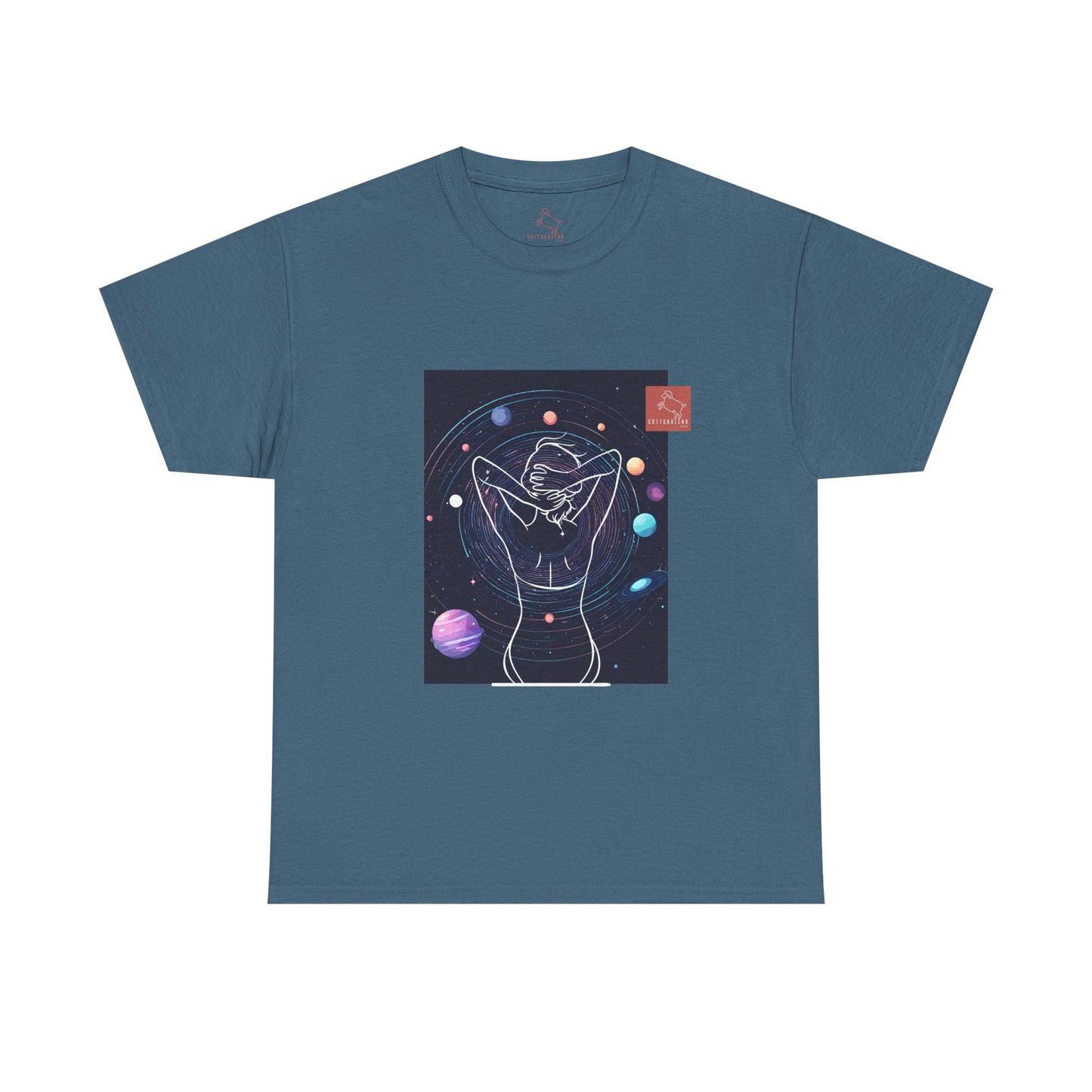 GalacticGlam: Unisex Heavy Cotton Tee - CottonBlend Studio