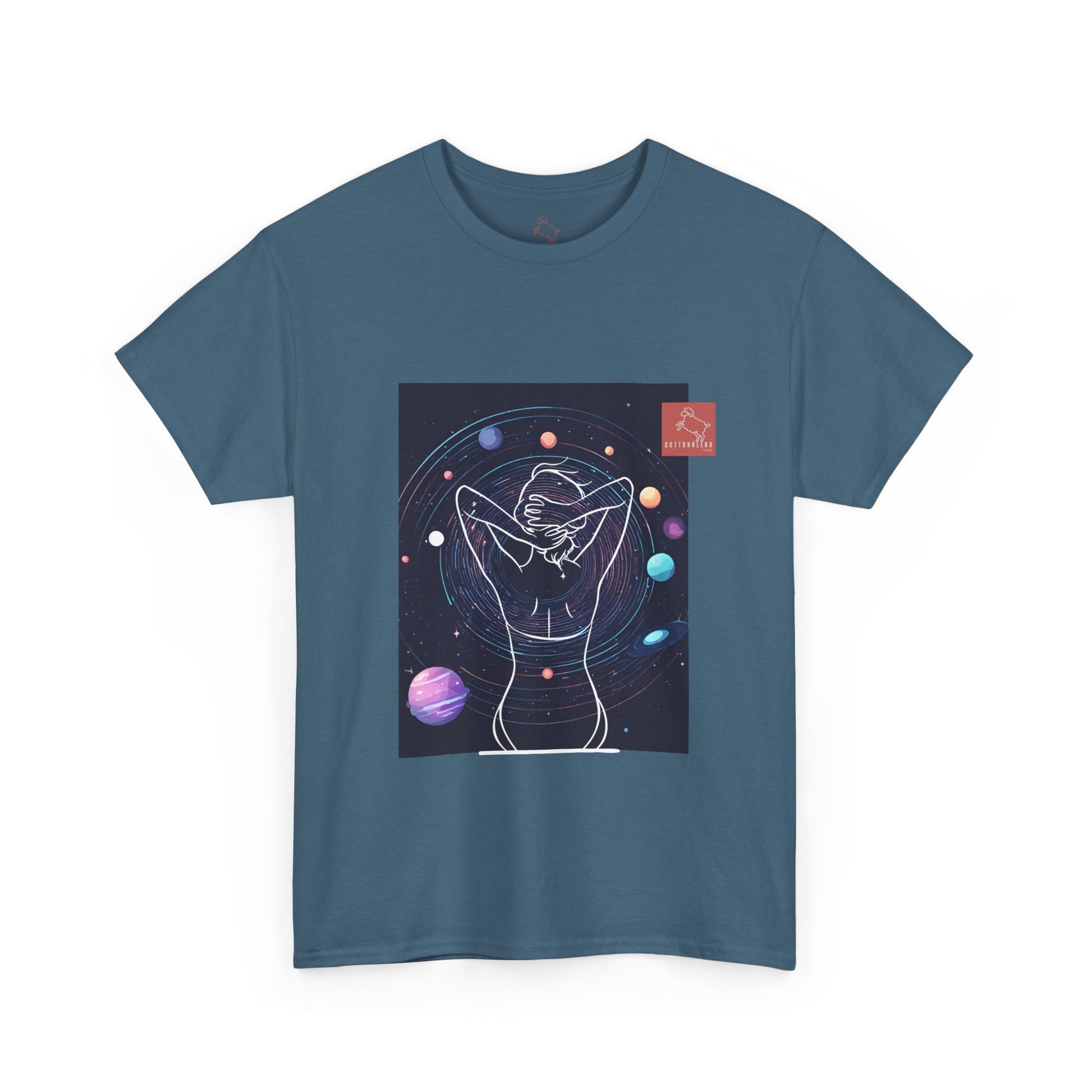 GalacticGlam: Unisex Heavy Cotton Tee - CottonBlend Studio