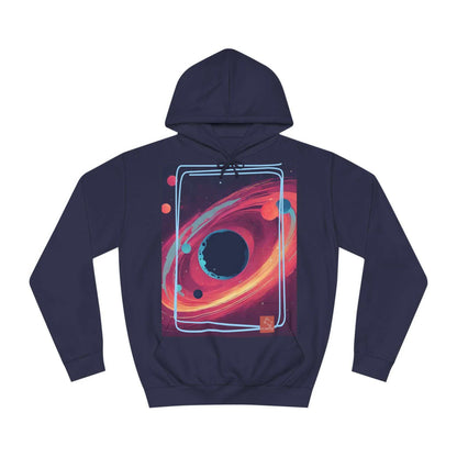 GalacticGlam: Unisex College Hoodie - CottonBlend Studio