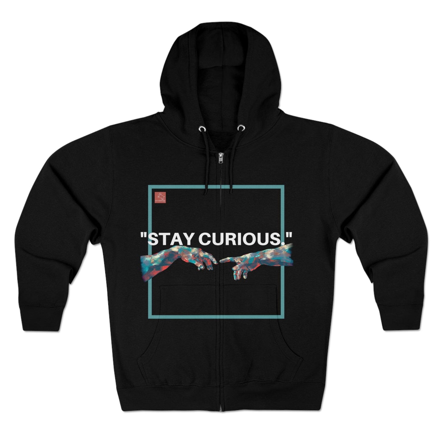 Think Ink: Unisex Zip Hoodie - CottonBlend Studio