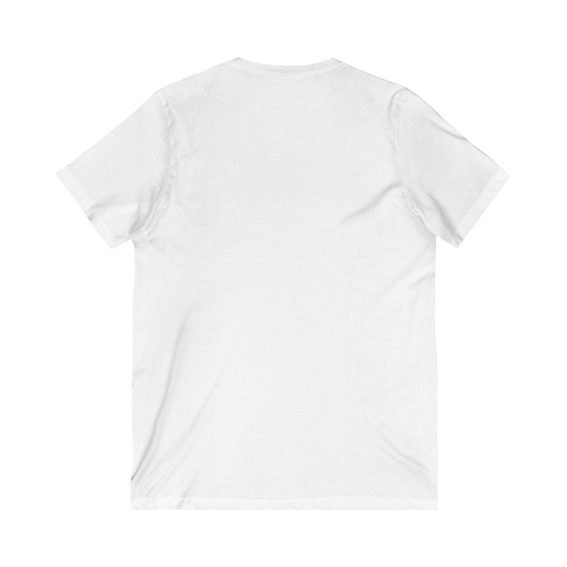 Think Ink: Unisex Jersey Short Sleeve V-Neck Tee - CottonBlend Studio
