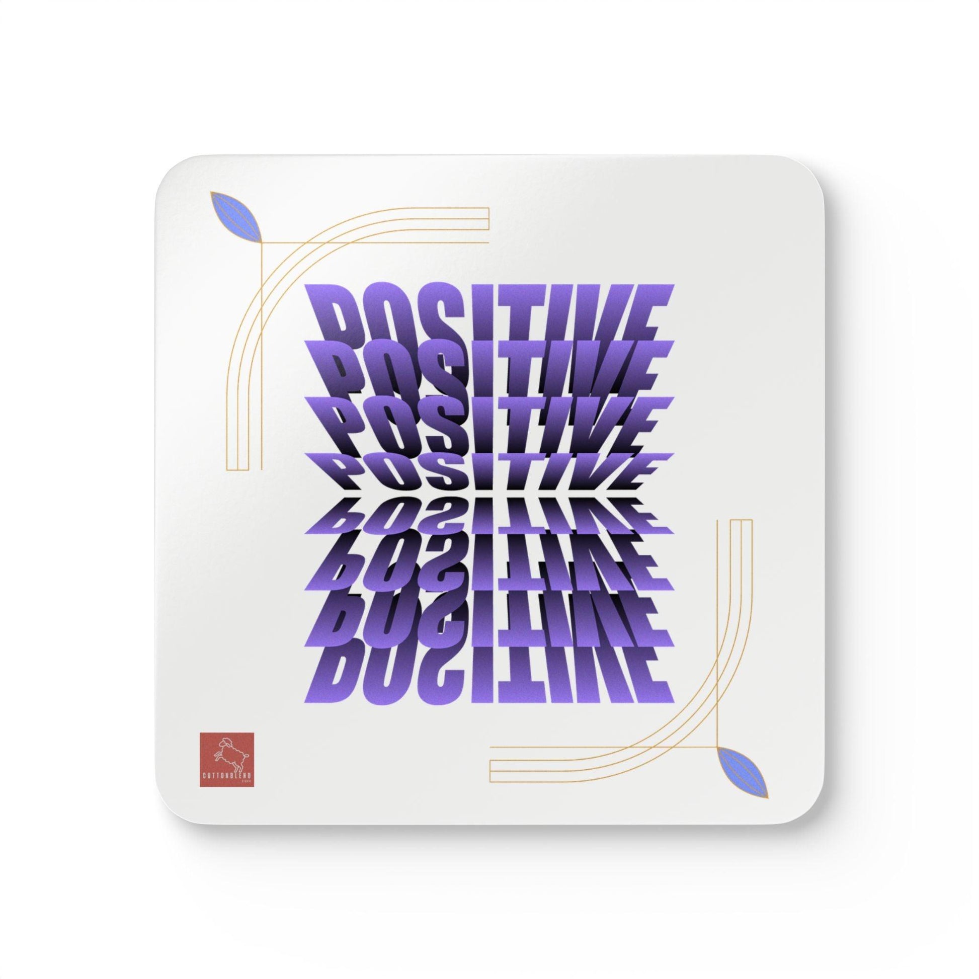 Think Ink: Corkwood Coaster Set - CottonBlend Studio
